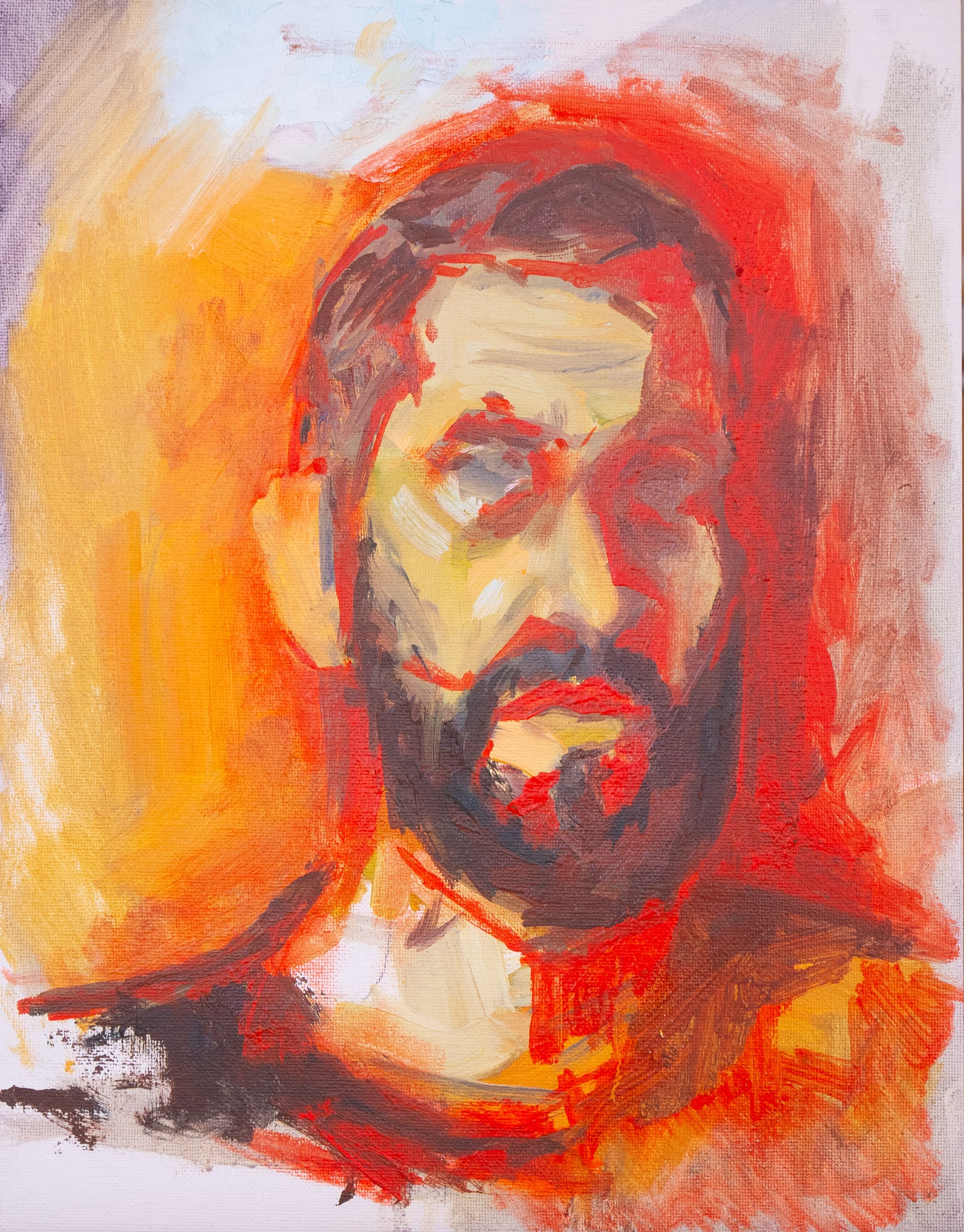 Primera versión — autorretrato — José Centeno